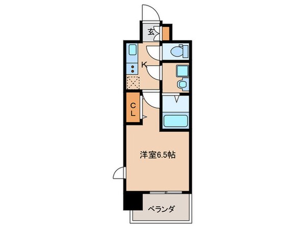 ﾚｼﾞｭｰﾙｱｯｼｭ都島ｳﾞｪﾙｸﾚｰﾙ(307)の物件間取画像